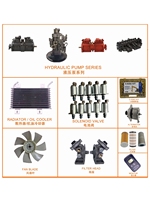 Manette de commande hydraulique à distance de haute qualité SANJIANG pour excavatrice E320GC E323GC, référence 4878455 487-8455, poignée de commande 6