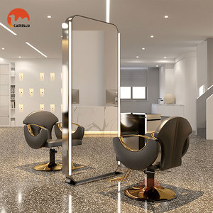<span class=keywords><strong>Miroir</strong></span> <span class=keywords><strong>de</strong></span> salon double LED <span class=keywords><strong>de</strong></span> luxe pour barbier, station <span class=keywords><strong>de</strong></span> coiffure avec miroirs éclairés pour salon <span class=keywords><strong>de</strong></span> coiffure - Product Image 3