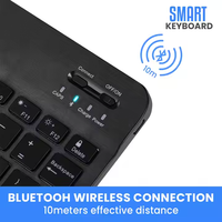 Teclado y Ratón Inalámbricos Recargables Delgados con Bluetooth a Precio de Mayoreo, Teclado y Ratón Inalámbricos Económicos, Combo de Teclado y Ratón Mini