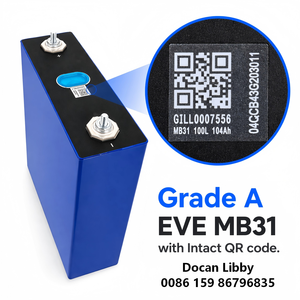 Baterías de iones de litio EVE MB31 de grado A (314Ah, 330Ah, 340Ah) con 8000 ciclos y 3.2V para almacenamiento de energía, en stock en la UE y EE. UU. - Product Image 2