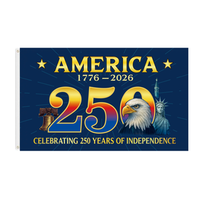<span class=keywords><strong>Bandiera</strong></span> <span class=keywords><strong>Americana</strong></span> 250° Anniversario 3x5 Piedi Bifacciale 1776-2026 USA 250 Anni di Libertà con Design Aquila Patriottica - Product Image 4