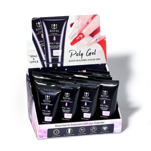 RISYAL 30g Gel de Extensión de <span class=keywords><strong>Uñas</strong></span> de Cristal, Gel de Poligel de Secado Rápido UV/LED para Arte de <span class=keywords><strong>Uñas</strong></span>, Exclusivo para Comercio Transfronterizo - Product Image 5