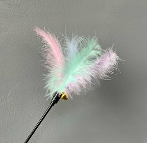 Горячая распродажа, Интерактивная наклейка с перьями, игрушка для кошек с колокольчиком, игрушка для движения домашних животных, Лидер продаж - Product Image 6