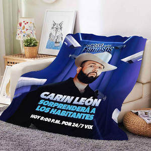 <span class=keywords><strong>Prix</strong></span> usine doux chaud Karol G Peso Carin Leon <span class=keywords><strong>Santa</strong></span> <span class=keywords><strong>Fe</strong></span> Klan flanelle polaire couverture adultes et enfants - Product Image 1