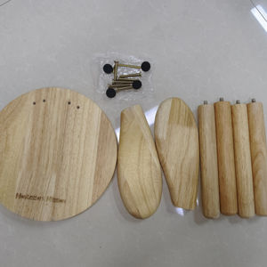 Nouvelle chaise en bois massif pour tout-petits, design mignon en forme d'oreilles de lapin, chaises solides pour la salle de classe, chaises de repas pour enfants de <span class=keywords><strong>maternelle</strong></span> - Product Image 3