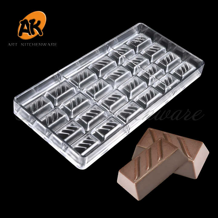 Grainrain Polycarbonate Chocolate Mold - Clear Plastic Bar Mould For Candy, Jelly, Ice Cubes (Model 19335) - View #8
