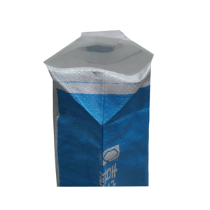Sac à valve tissé en BOPP robuste, imperméable, à fond plat, 50 kg, pour l'emballage du ciment, de l'adhésif pour carrelage et du mortier sec, directement de l'usine - Product Image 3