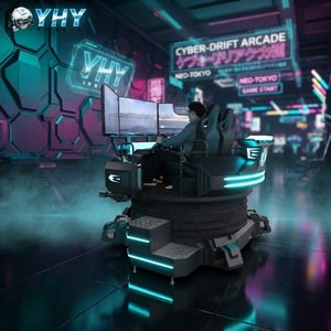 เครื่องจำลองการขับรถแข่ง <span class=keywords><strong>VR</strong></span> พร้อมพวงมาลัย YHY Indoor F1 สำหรับสถานบันเทิงและสวนสนุก - Product Image 1