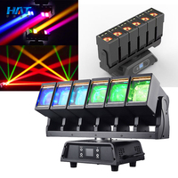HAT 6x60W RGBW Infinite Focusing Moving Head LED Bühnenlicht mit DMX512-Steuerung 6000K Tageslicht Ra95 CRI für Disco DJ