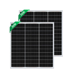 Panneau Solaire Mono <span class=keywords><strong>Rigide</strong></span> Mini 10W 20W 30W 50W Personnalisé à Bas Prix 12V 18V pour Éclairage Public Caméra - Product Image 1