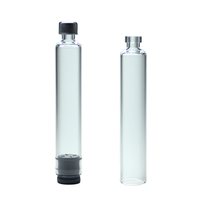 Cartouche de 3 ml de qualité supérieure, flacon jetable transparent avec échelle visuelle, résistant à l'usure, pour usage domestique et soins personnels