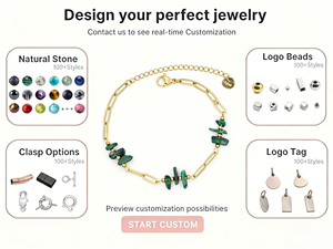 Pulsera de Piedras de Ojo de Tigre Estilo Boho al por Mayor con Cadena de Acero Inoxidable Tipo Clip, Joyería de Piedras Curativas para Regalo del Día de la Madre - Product Image 3