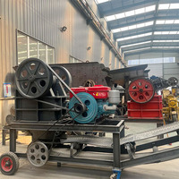 Pe150x250 petit mini concasseur à mâchoires pour moteur diesel