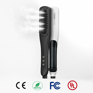 Brosse lissante ionique à vapeur avec pulvérisation d'eau hydratante pour un contrôle durable des frisottis - Product Image 1