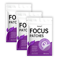 Patchs transdermiques OEM ODM pour l'énergie avec vitamines B et extrait de Crinière de lion, à libération prolongée 8H pour hommes et femmes