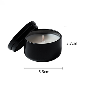 Vela Aromática de Cera de Soja en Mini Lata Metálica de 1.5 oz con Logotipo Personalizado, Aceite Esencial, Hecha a Mano, Ecológica, Ligera, para Viajes, Diwali - Product Image 3