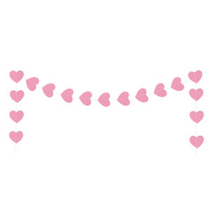 День Святого Валентина дом настенные Подвески Украшения выдвижные флаги счастливый день Святого Валентина в форме сердца украшения для вечеринки - Product Image 5