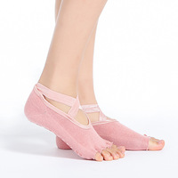 Vendita di calze sportive sportive con ricamo antiscivolo calze da donna personalizzate firmate sportive calze da Yoga