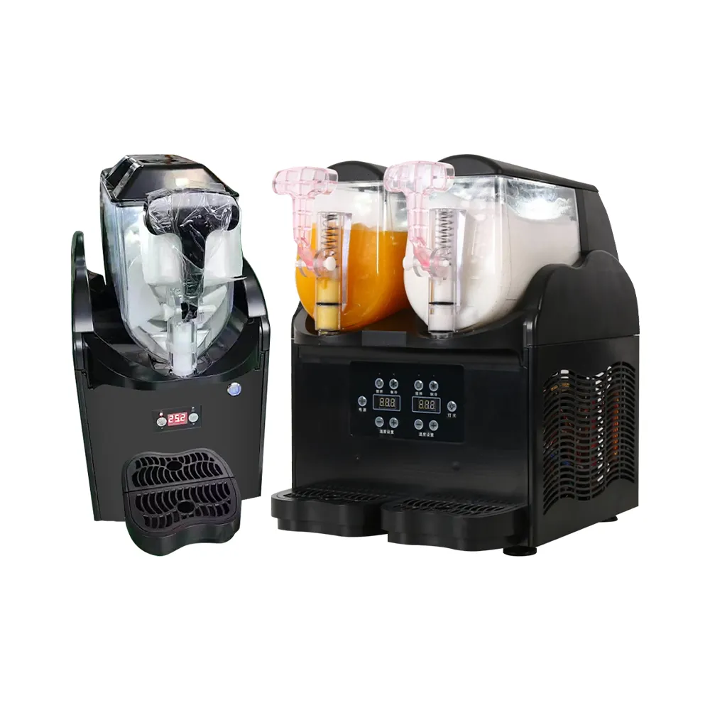 Cafetaria Smoothie Maker Professionele Bevroren Sap Slushy Maker 3l 6l Mini Bevroren Drank Machine Slash Slush Machine Te Koop