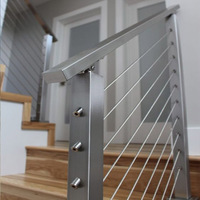 Kits de balustrades en câble pour terrasse intérieure et extérieure HIMOWAY, garde-corps et balustrades en acier inoxydable pour balcon