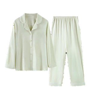 <span class=keywords><strong>Camicia</strong></span> <span class=keywords><strong>da</strong></span> <span class=keywords><strong>Notte</strong></span> in Cotone per Donna e Ragazza, Taglia M-XXL, Traspirante, Tinta Unita, Casual, a Maniche Lunghe - Product Image 2