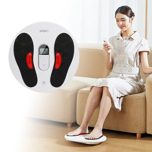 Masajeador de Pies con Control Remoto, Terapia de Luz Roja Infrarroja, Alivio del Dolor, Estimulador de la Circulación de Pies y Piernas, con Electrodos TENS - Product Image 1