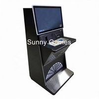 Borne d'arcade tactile LCD 27 pouces personnalisée avec écran tactile, machine de jeu à monnayeur, armoire de jeu d'adresse, 4 jeux d'arcade, armoire de divertissement