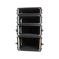 Portable IP67 étanche anti-choc 2U 3U 4U 6U boîtier de montage en rack peu profond pour microphones boîtier de support U Box Support OEM/ODM
