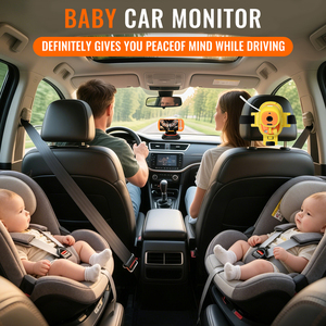 <span class=keywords><strong>Caméra</strong></span> de surveillance pour bébé avec vision nocturne, alarme de pleurs, rappel d'alimentation, communication bidirectionnelle, alarme de pleurs pour voiture et surveillance multi-pièces - Product Image 5