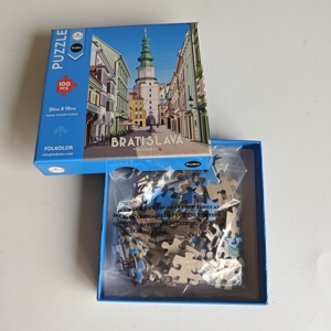 Rompecabezas de 100 Piezas de Alta Calidad, Personalizado, a Todo Color, de Cartón, Educativo, con Diseño de Bratislava, Eslovaquia, para Adultos - Product Image 5