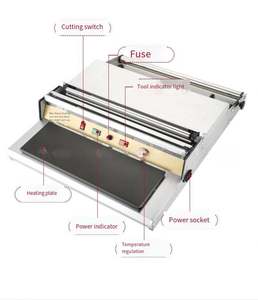 Enrouleur manuel commercial mini semi-automatique pour film alimentaire, fruits, viande, sushi et légumes - Product Image 3