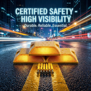 Светоотражающий дорожный шпилька (катафот) повышенной яркости, прочный, для безопасности дорожного движения, OEM ODM - Product Image 3