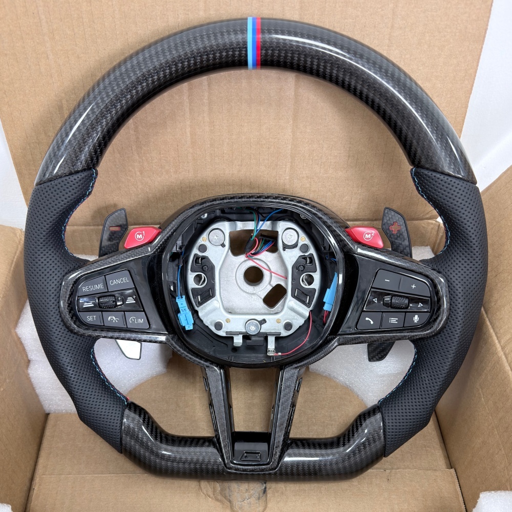Custom Carbone Volant Lenkrad Steering Wheel (BMW Fitment), photo 2