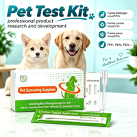 Hochpräziser CCV CPV Antigen Schnelltest-Kit Hunde Coronavirus Parvovirus Detektionskarte