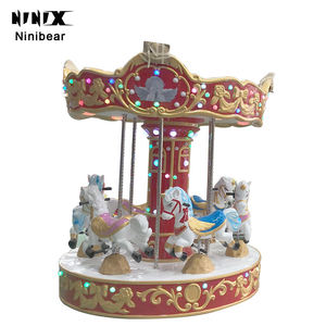 Đồng tiền hoạt động của trẻ em chơi trung tâm <span class=keywords><strong>3</strong></span> chỗ ngồi Mini ngựa Carousel máy cho trẻ em trò chơi cho giải trí trong nhà - Product Image 4