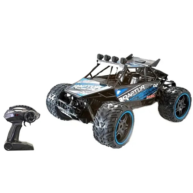 1:10 Scale 2.4GHz RC Monster Truck 4-Channel High Speed Off-Road Crawler Remote Control Big Foot Car for Grass & Rugged Road