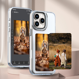 Ốp lưng điện thoại thông minh AERMY Aermy <span class=keywords><strong>2025</strong></span> NFC màn hình E Ink thông minh, hiển thị nhiều màu sắc hơn, có giá đỡ, dành cho iPhone 16 Pro Max, có thể tự thiết kế - Product Image 2