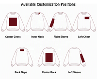Sweat-shirt unisexe vintage délavé coupe oversize 430g en molleton bouclette épais à épaules tombantes col rond