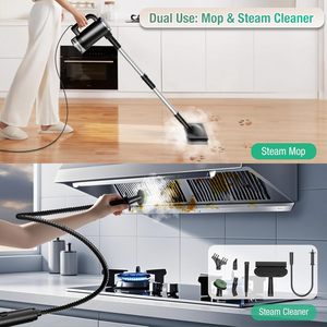 <span class=keywords><strong>Nettoyeur</strong></span> <span class=keywords><strong>vapeur</strong></span> 11-en-1 et <span class=keywords><strong>nettoyeur</strong></span> <span class=keywords><strong>vapeur</strong></span> portable haute température pour la maison, les joints, les canapés et le nettoyage des fenêtres - Product Image 6