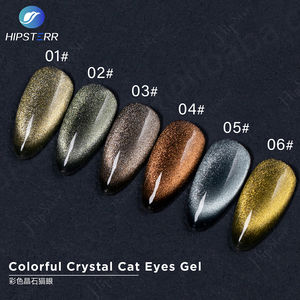 Collection de couleurs super populaires en Europe, gel à ongles pailleté coloré effet œil de chat, fournitures pour ongles, salon de manucure - Product Image 3