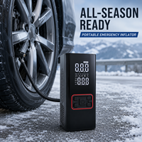 Gonfleur de pneus numérique portable sans fil 160 PSI avec détection de pression en temps réel, arrêt automatique et batterie rechargeable 6000 mAh