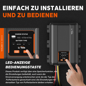 Chargeur intelligent LiFePO4 12V DC-DC à 3 % de rendement de charge, 40A, plusieurs options - Product Image 3