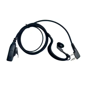 Die G-Form passt eng an die Ohren und macht es zu einem stärkeren Walkie-Talkie-Headset für BF-888S UV-5R Arcshell-AR-5
