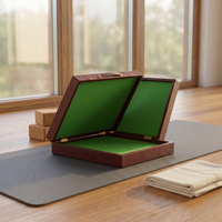Table de rangement pliable moderne pour mini mahjong avec rembourrage (pour les modèles 22/24/30) - Matériel PU - 4 joueurs