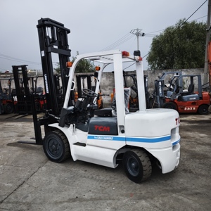 2023 High Quality Used TCM 3T Diesel Forklift White Original From Japan Diesel Engine Low Hours - Product Image 4