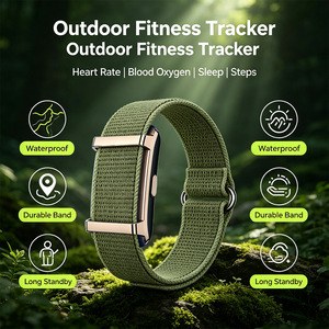 Bracelet intelligent sans écran, bande noire, étanche, moniteur de fréquence cardiaque, moniteur de sommeil, compteur de pas, vibration, longue durée de vie de la batterie - Product Image 4