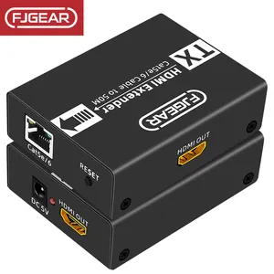 FJ-HEA50 Fjgear hdmi 50M extender casing logam definisi tinggi ekstender kabel tunggal