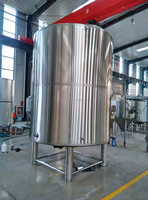 Réservoir d'eau chaude Tonsen 500L 600L à double paroi pour machine de brassage, cuve isolée à double enveloppe pour processus de brasserie