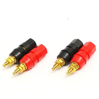 Usine 2 pièces KCT bricolage maison voiture stéréo vis reliure poste haut-parleur amplificateur Terminal 4MM Audio banane Jack Terminal OEM