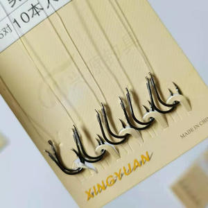 Ligne de pêche Xingyuan Double Hook Ise Ni Izu taille 9 10 paires d'hameçons pour la pêche à la carpe en eau douce, matériel de pêche fabriqué en Chine - Product Image 4